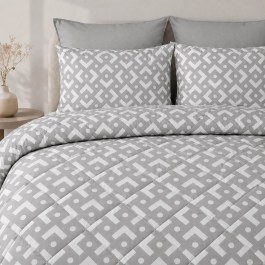 Chiara Quilt Grey Astron GREY