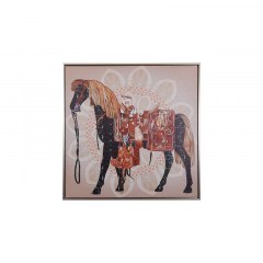 Frame Horse No1 373-220-010 60x3x60cm Red-Black