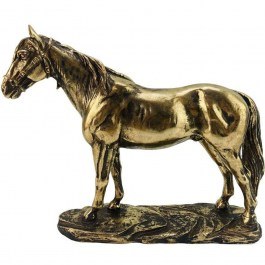 Decorative Horse 269-122-156 25x7x21cm Gold GOLD