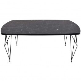 Coffee Table Diamond 835-222-181 100x66x42cm Black BLACK