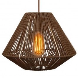 Ceiling Lamp Cordon 835-123-240 35x30cm 1xE27 Brown BROWN