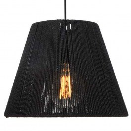 Ceiling Lamp Cordon 835-123-254 40x35cm 1xΕ27 Black BLACK