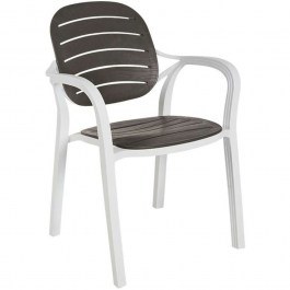 Armchair Rusty 824-123-013 57,5x58x84cm Anthracite-White ANTHRACITE-WHITE