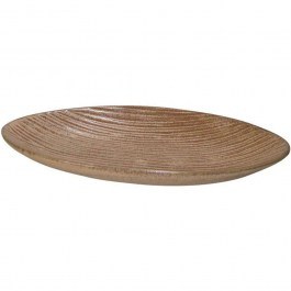 Decorative Platter 003-123-078 41x23,5x5,1cm Brown BROWN