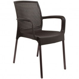 Armchair Bella 875-123-031 55x55x85cm Brown BROWN