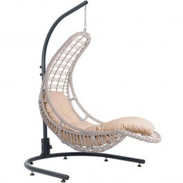 Κρεμαστή Πολυθρόνα - Φωλιά Alisha 894-123-016 121x165x200cm Cappuccino CAPPUCCINO