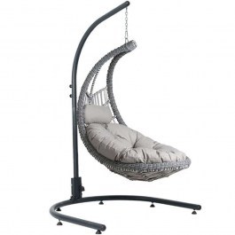 Κρεμαστή Πολυθρόνα - Φωλιά Sarika 894-123-014 121x147x200cm Grey GREY