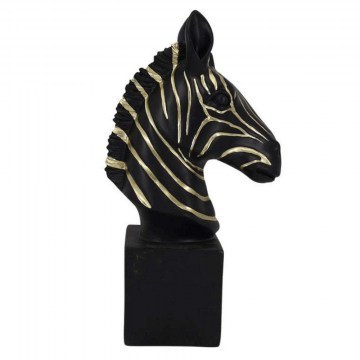 Διακοσμητικό Επιτραπέζιο Zebra 253-223-502 12,2x22x40,5cm Black-Gold