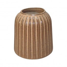 Ceramic Vase 003-123-069 14x14x14,7cm Brown BROWN