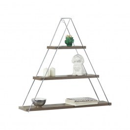 Wall Shelf Elmira 891-221-018 74x13x61cm White-Walnut WHITE-WALNUT