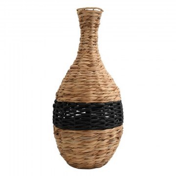 Floor Vase Wicker Umeko 726-124-002 26x60cm Natural-Black