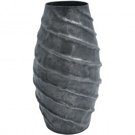 Βάζο 939-124-002 17x33cm Grey GREY