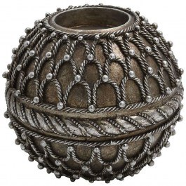 Candlestick 279-124-239 9x9x9cm Silver SILVER