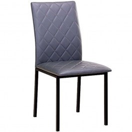 Chair 617-27-016 C-002 43x55x92cm Grey-Black GREY