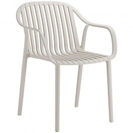 Armchair Malva 637-124-003 58x54x78cm White WHITE
