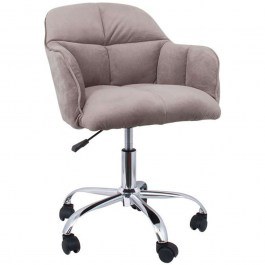 Office Chair 093-124-138 58x53x85cm Brown BROWN