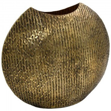 Metal Vase 939-124-037 30x10x26cm Antique Gold