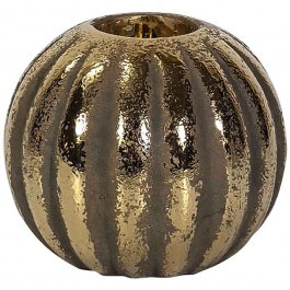 Κηροπήγιο Για Ρεσώ 0024-124-150 12x10cm Gold-Sand SAND-GOLD