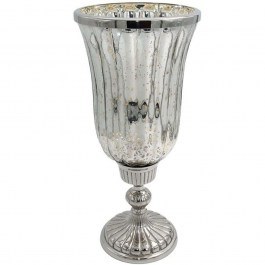 Κηροπήγιο 950-124-009 17x38cm Silver SILVER