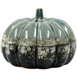 Table Decorative Pumpkin 091-224-021 15x10cm Multi-Grey MULTI-GREY