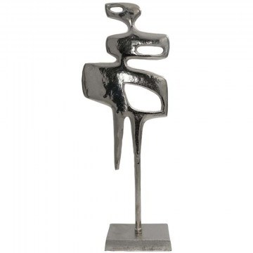 Διακοσμητικό Επιτραπέζιο Sculpture 934-124-026 20x11x60cm Nickel