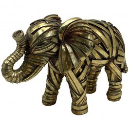 Decorative Figure Elephant 279-225-312 23x9x16cm Gold GOLD