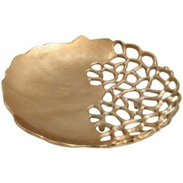 Διακοσμητικός Δίσκος 934-225-045 33x33x5cm Gold GOLD