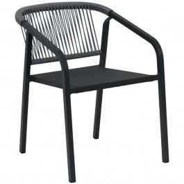 Armchair Tangier 0043-125-019 57x61x75cm Grey GREY