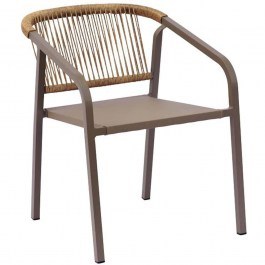 Armchair Tangier 0043-125-017 57x61x75cm Brown BROWN