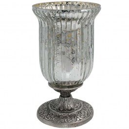 Candlestick 955-124-012 12x20cm Silver SILVER