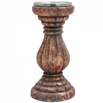 Candlestick 962-225-012 11x24cm Bronze