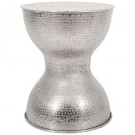 Stool 953-124-003 40x48cm Silver SILVER