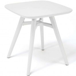 Τραπέζι Κήπου 393-125-004 51x51x51cm White WHITE