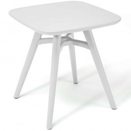 Garden Table 393-125-007 71x71x74cm White WHITE