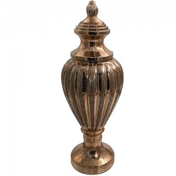 Βάζο Με Καπάκι 945-124-020 20x55cm Copper