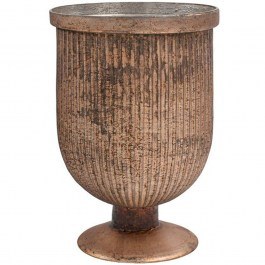 Βάζο 962-225-002 17x24cm Pink-Bronze PINK-BRONZE