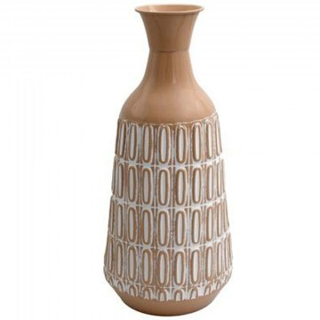 Vase 168-125-035 21x46cm Beige-White