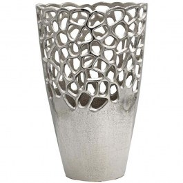 Vase 934-225-048 24x14x39cm Silver SILVER