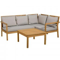 Garden Lounge (Set 4Pcs) 0020-224-045 Brown-Beige