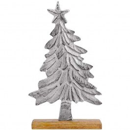 Christmas Tree 964-225-022 19x6x31cm Silver SILVER
