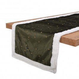 Christmas Runner 430-225-038 Green-White GREEN-WHITE