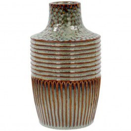 Βάζο 023-225-145 13x13x23cm Green-Brown GREEN-BROWN