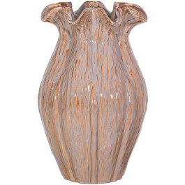 Vase 0052-225-010 22x36cm Grey-Brown GREY-BROWN
