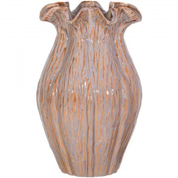 Βάζο 0052-225-010 22x36cm Grey-Brown