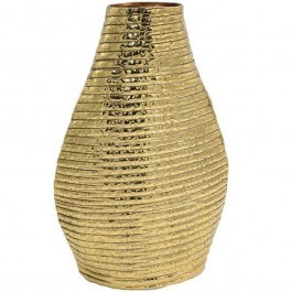 Vase 941-124-033 20x9x31cm Gold GOLD