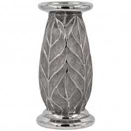 Candlestick 0024-125-177 10x20cm Silver-Grey SILVER-GREY