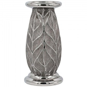 Κηροπήγιο 0024-125-177 10x20cm Silver-Grey