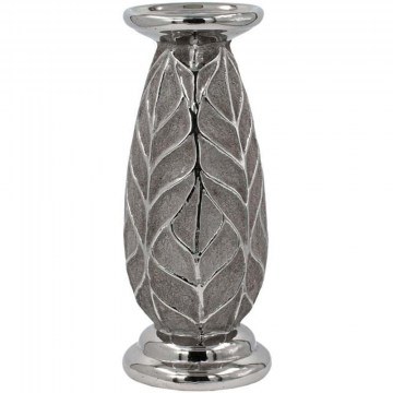 Κηροπήγιο 0024-125-175 10x26cm Silver-Grey