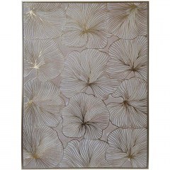 Canvas Painting 147-126-096 50x3x70cm Beige-Gold