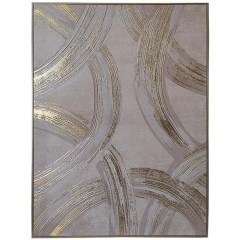 Canvas Painting 147-126-102 60x4x80cm Beige-Gold